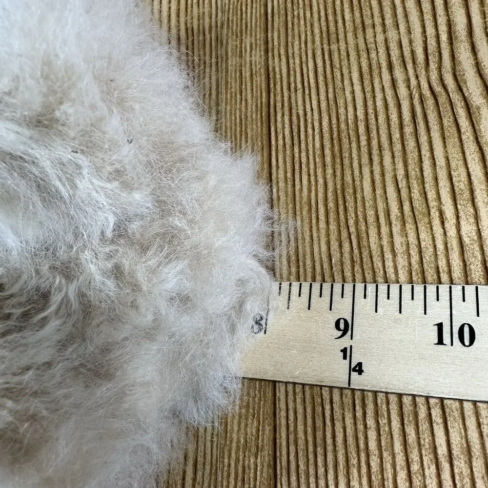 Vintage Style Alpaca‎ Fur Bunny Plush Small Handmade Stuffed Animal Soft Toy 5”